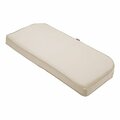 Classic Accessories Montlake Bench Contoured Cushion Foam And Slip Cover, Antique Beige - 41 x 18 x 3 in. CL57556